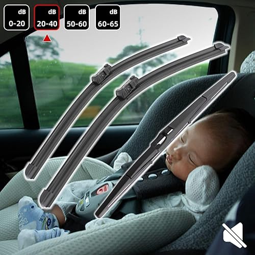 Miniatura 6 de 3 limpiaparabrisas delantero y trasero de 30, 28 y 14 pulgadas, repuesto para Opel Zafira Tourer C 2012-2020, limpiaparabrisas de equipo original,