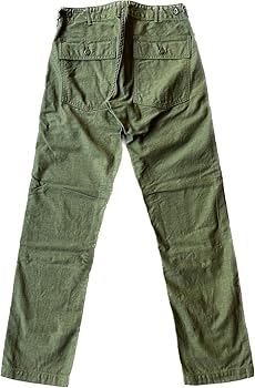 Amazon | [orSlow] SLIM FIT FATIGUE PANTS [01-5032-16] GREEN (0
