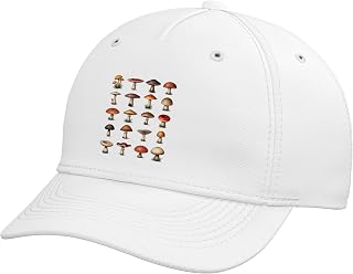 Mushroom Foraging Mycology Fungi Shroom Morel Hunting Adjustable Baseball Hat