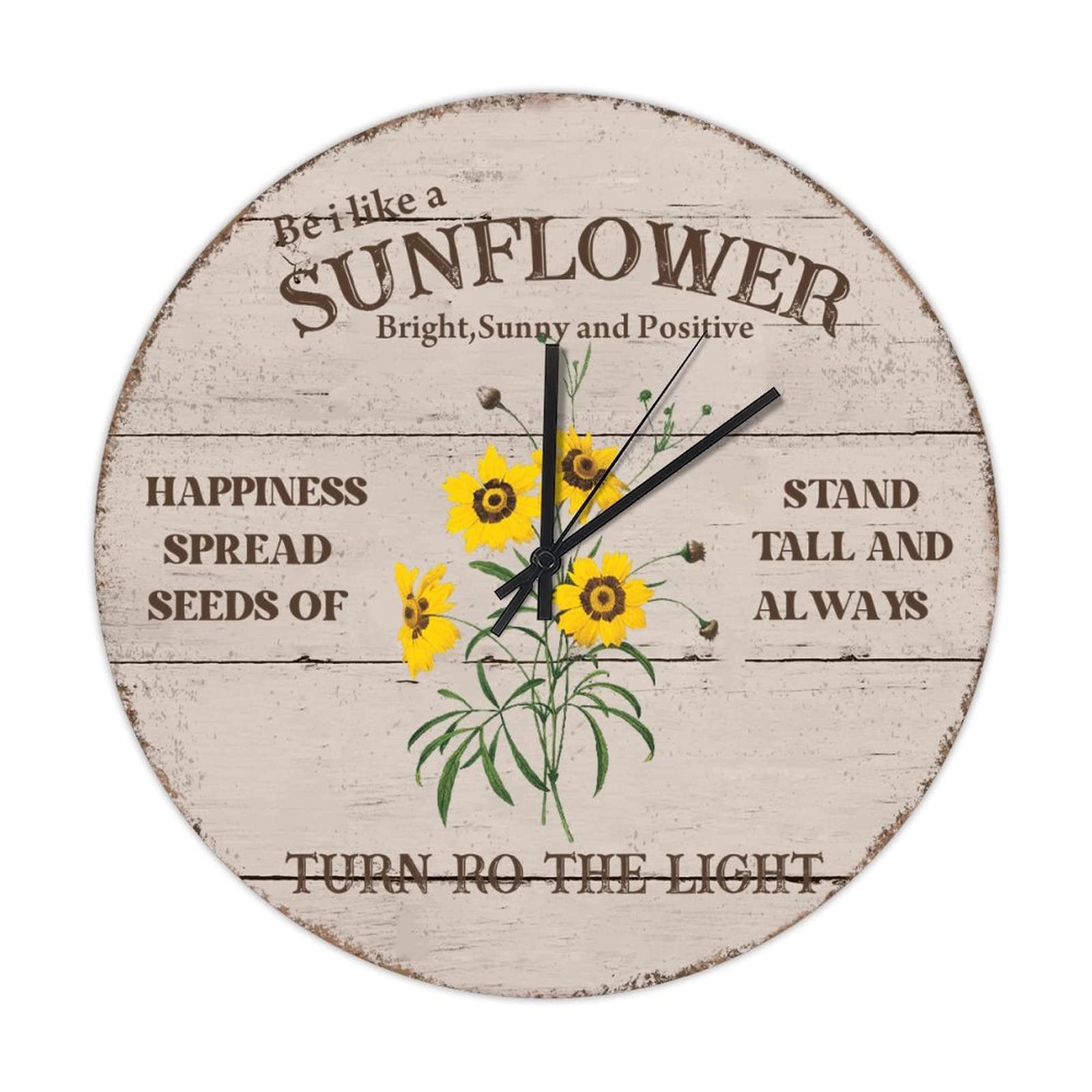 Horloge murale décorative fleurie pour sublimer l'ambiance d'une chambre à coucher