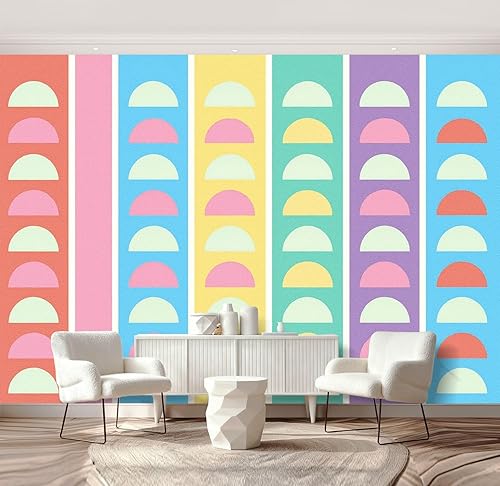 Miniatura 25 de Mural mural de pared vintage para despegar y pegar, radio de pared Boombox, papel tapiz de los años 80, autoadhesivo, extraíble, calcomanías de