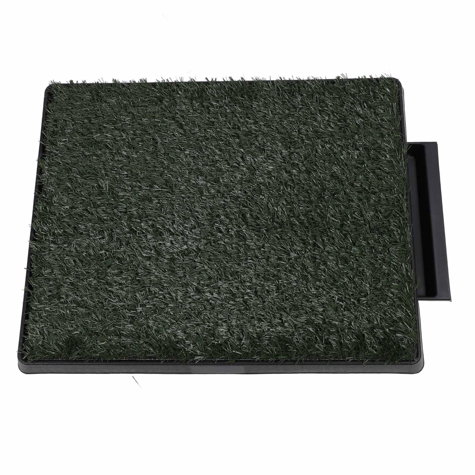 KIMISS Bandeja para Orinal para Perros de Césped Artificial, Almohadilla Grande Reutilizable para Orinar para Interiores