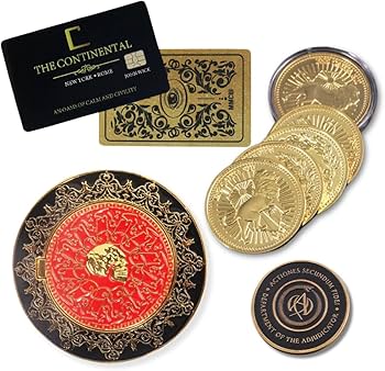 ジョンウィック ホテルカード・金貨5枚・裁決の・血の誓印セット