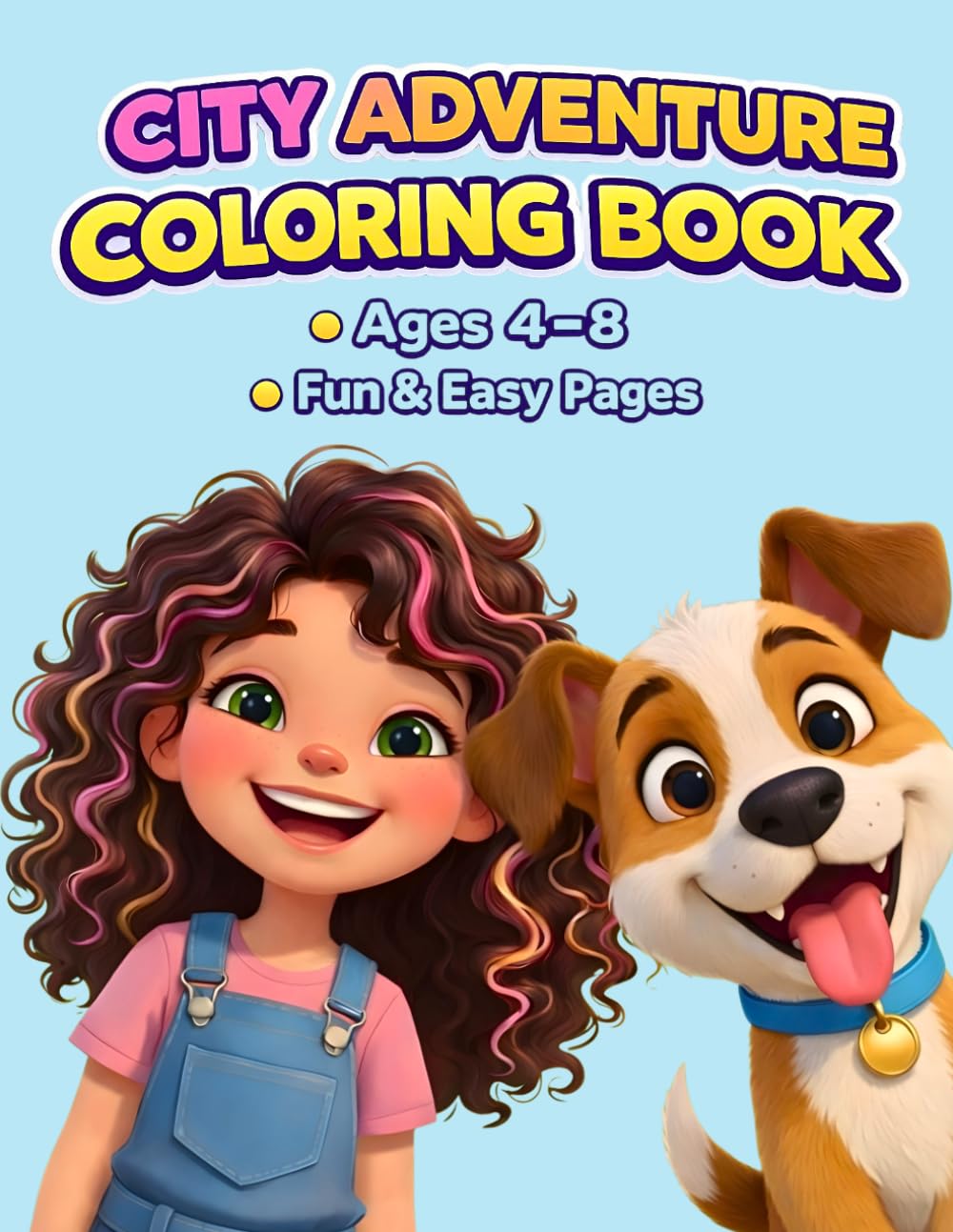 A Big City Adventure Coloring Book: From the Little Big Stories world (Little Big Stories: Luna Adventures)