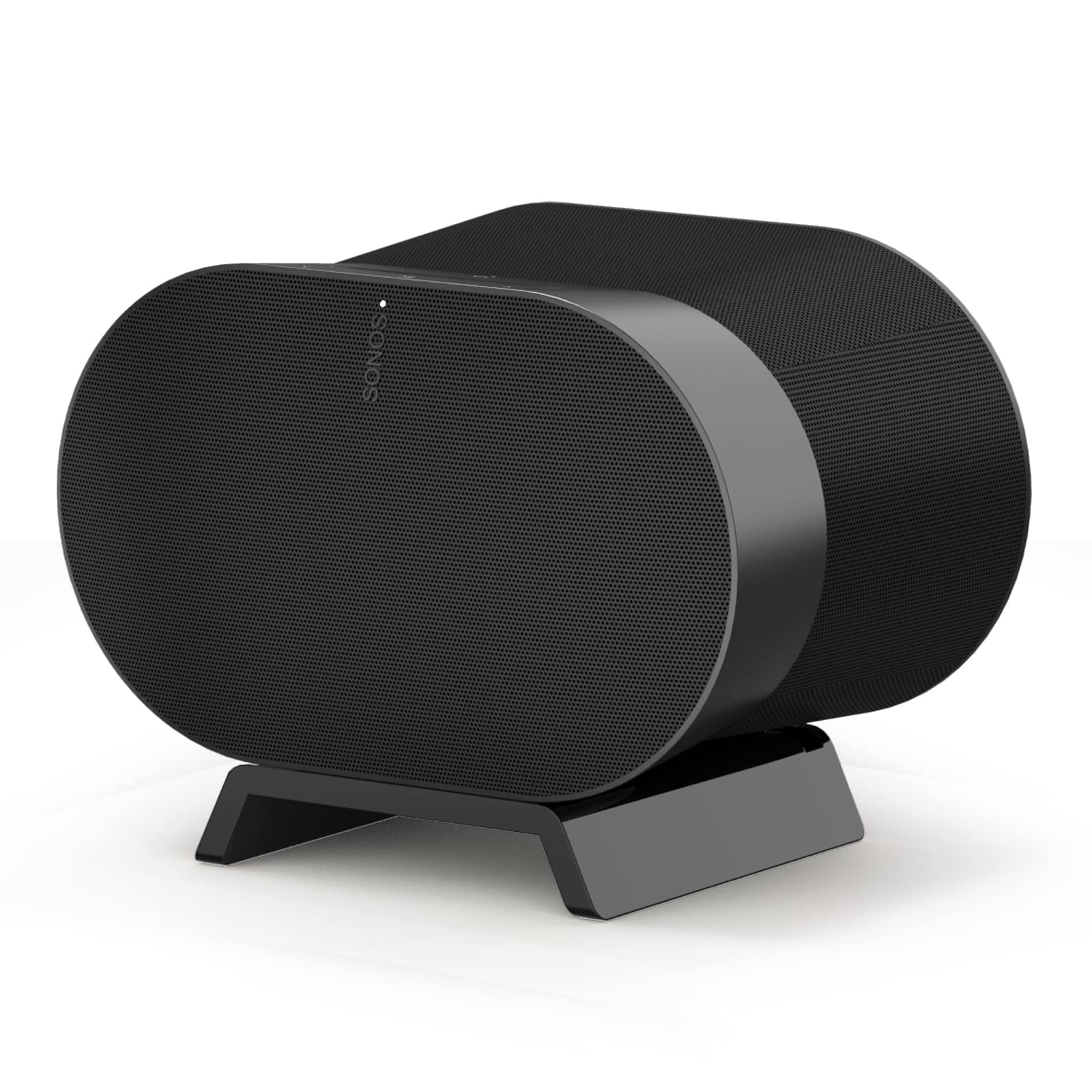 HeyMoonTong Acrylic Table Stand for Sonos ERA 300 Wireless Speaker - Desktop Decorative Bracket Mounting Accessories for Sonos ERA 300 (Black, 1-Pack)