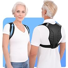 Posture Corrector for Women and Men Back Brace Black-02, XX-Large/-Large