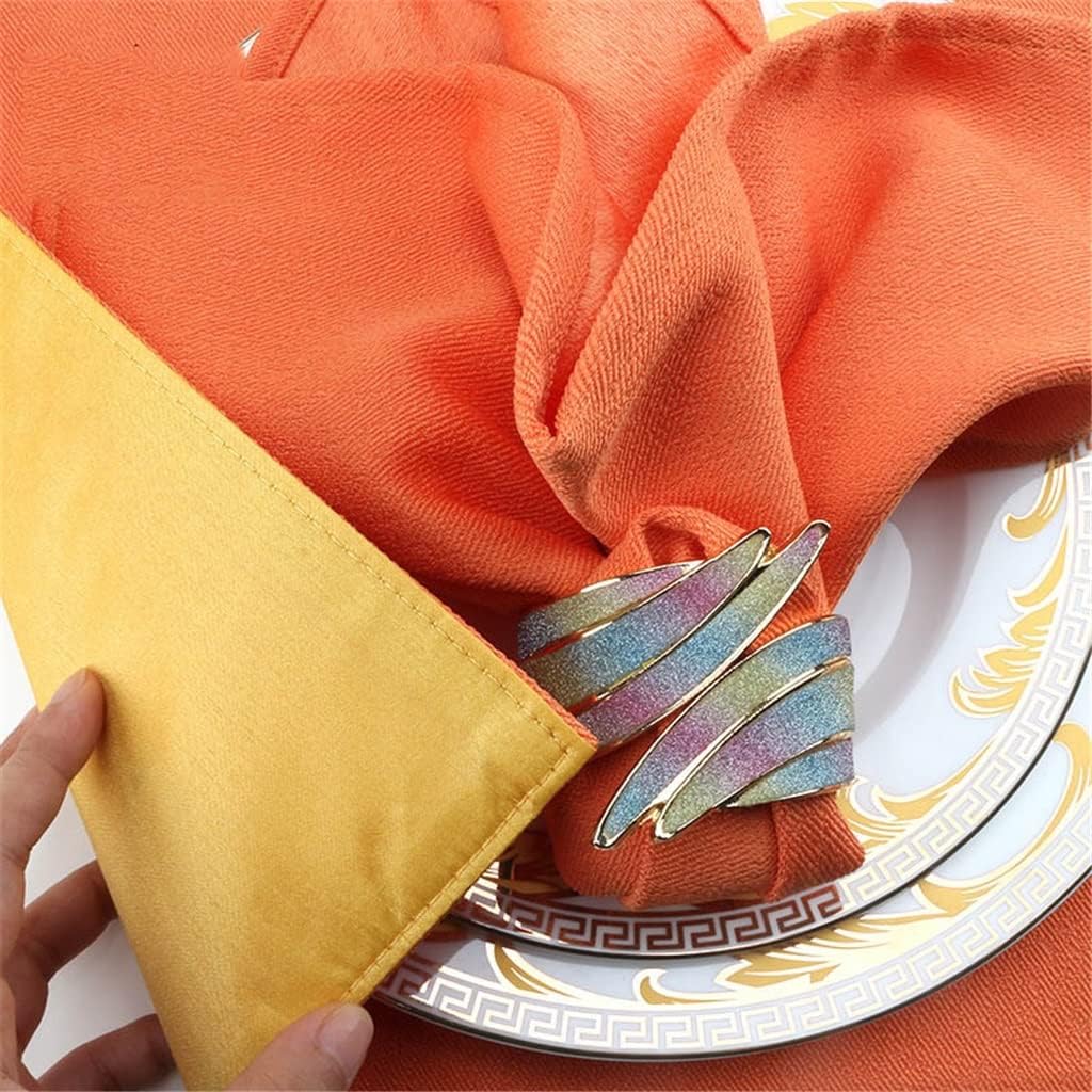4 Pcs Linen Party Table Cloth Dinner Napkin Restaurant Home Wedding Fabric Napkins Restaurant Table Mats(D)