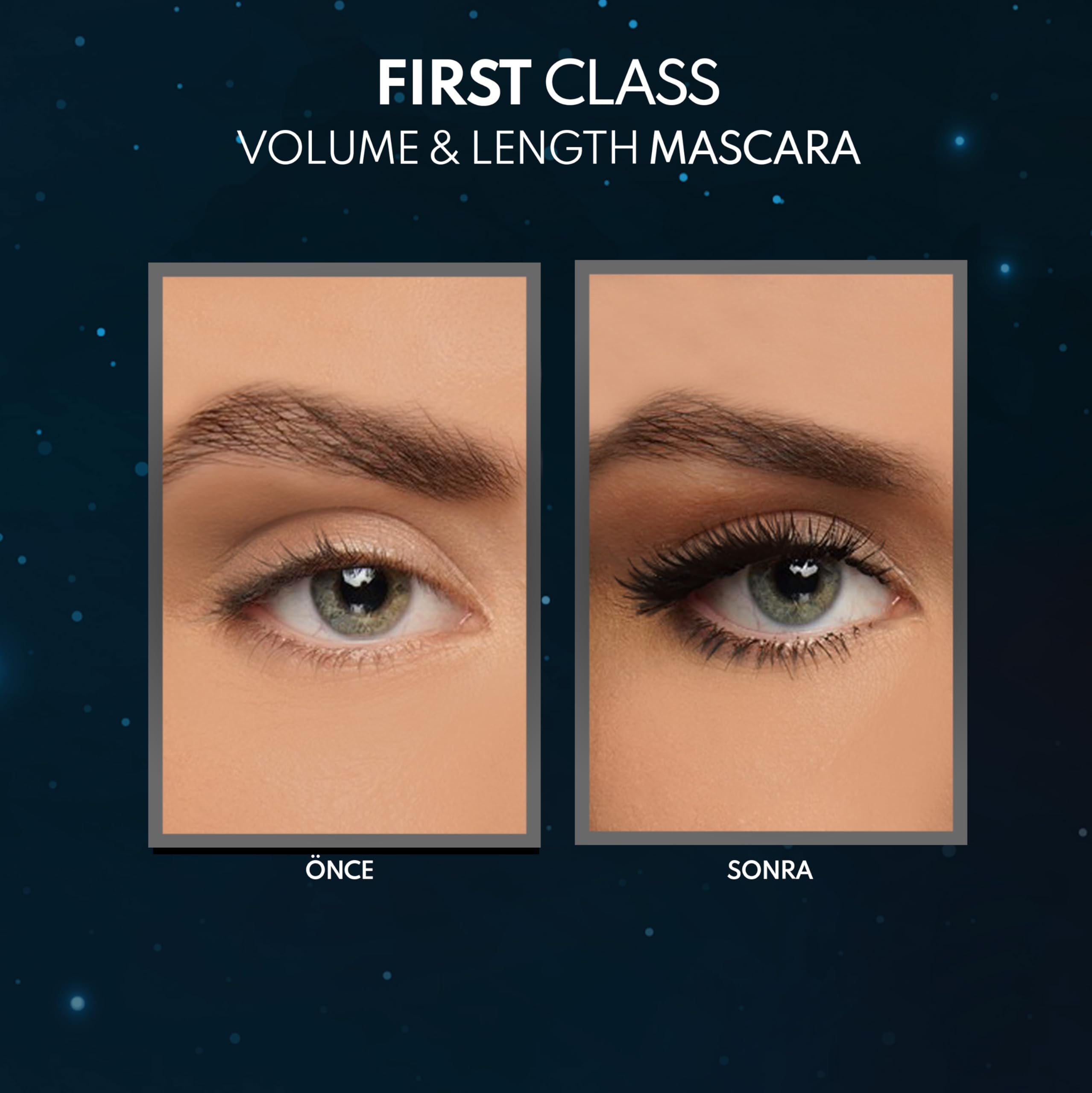 Note Cosmetics First Class Hacim ve Uzatma Etkili Maskara