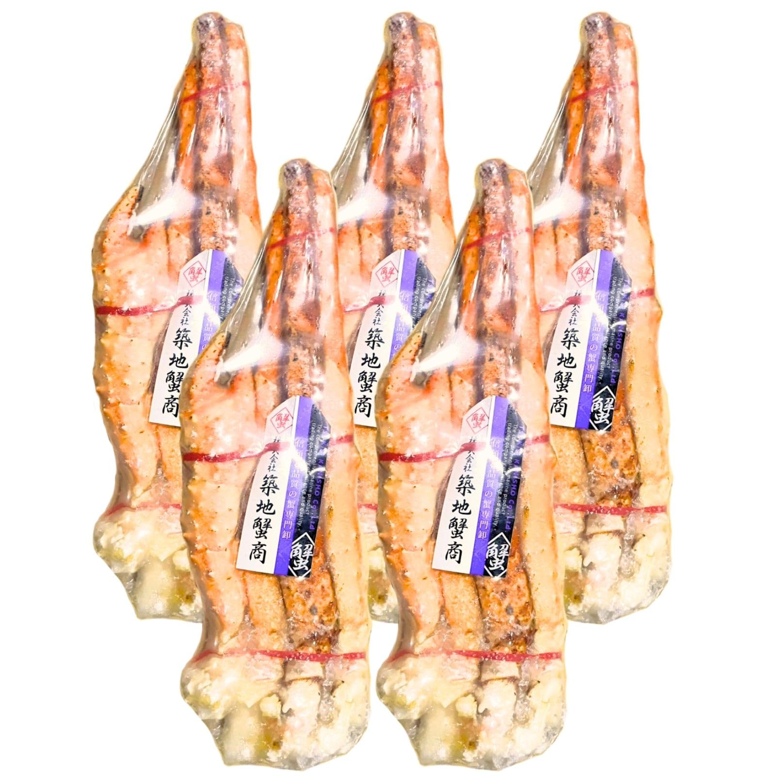 【42%OFF+43%OFF】【訳あり】【16,500円】 ロシア産 タラバガニ脚 700g～1kg前後×5個 【送料無料】