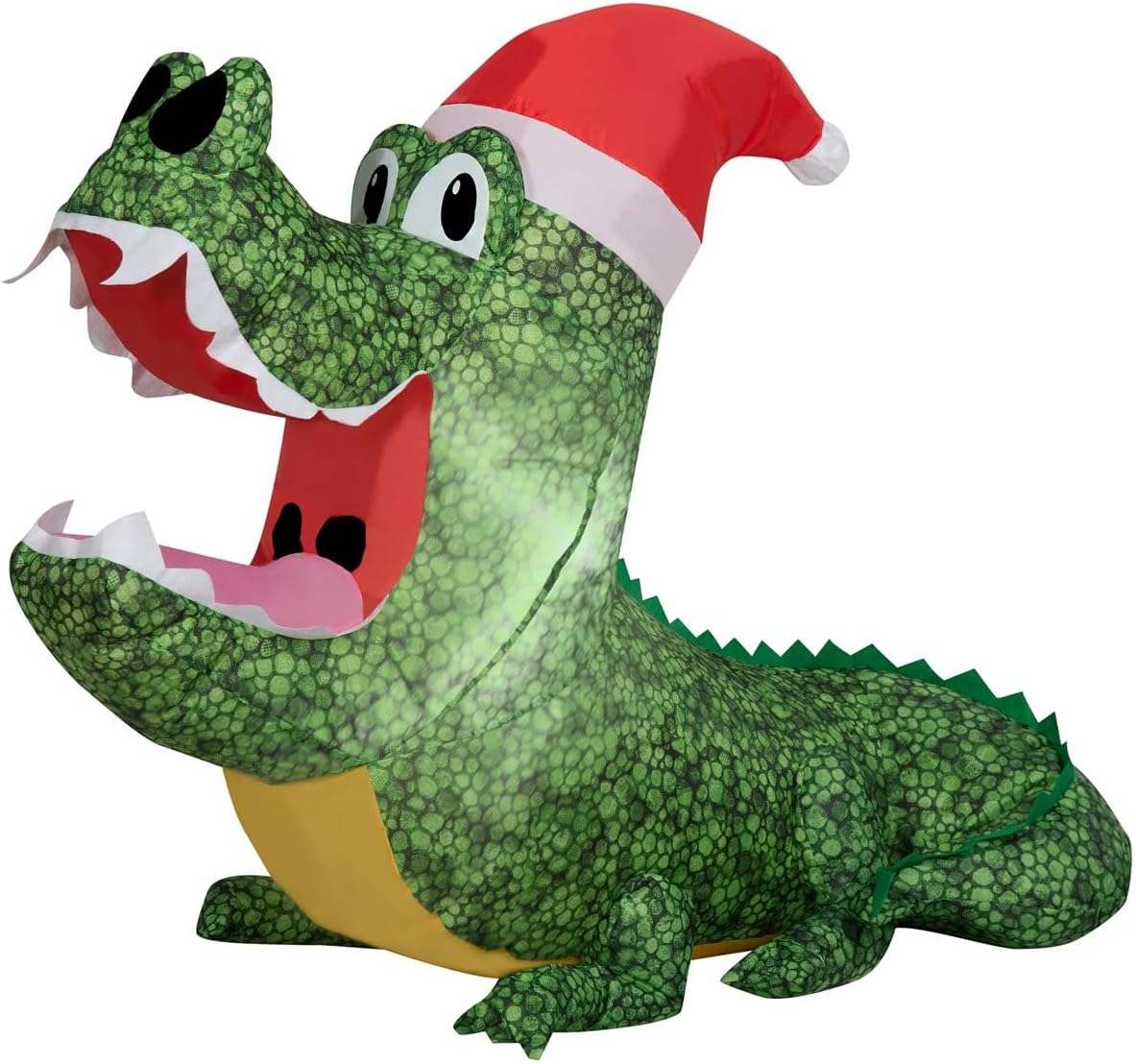 Alligator Santa Christmas Inflatable by Gemmy