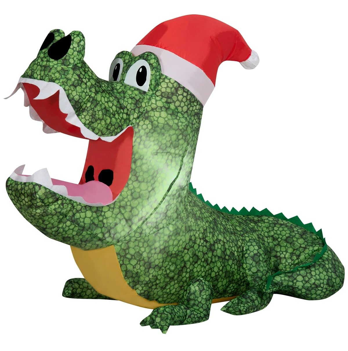 Alligator Santa Christmas Inflatable by Gemmy