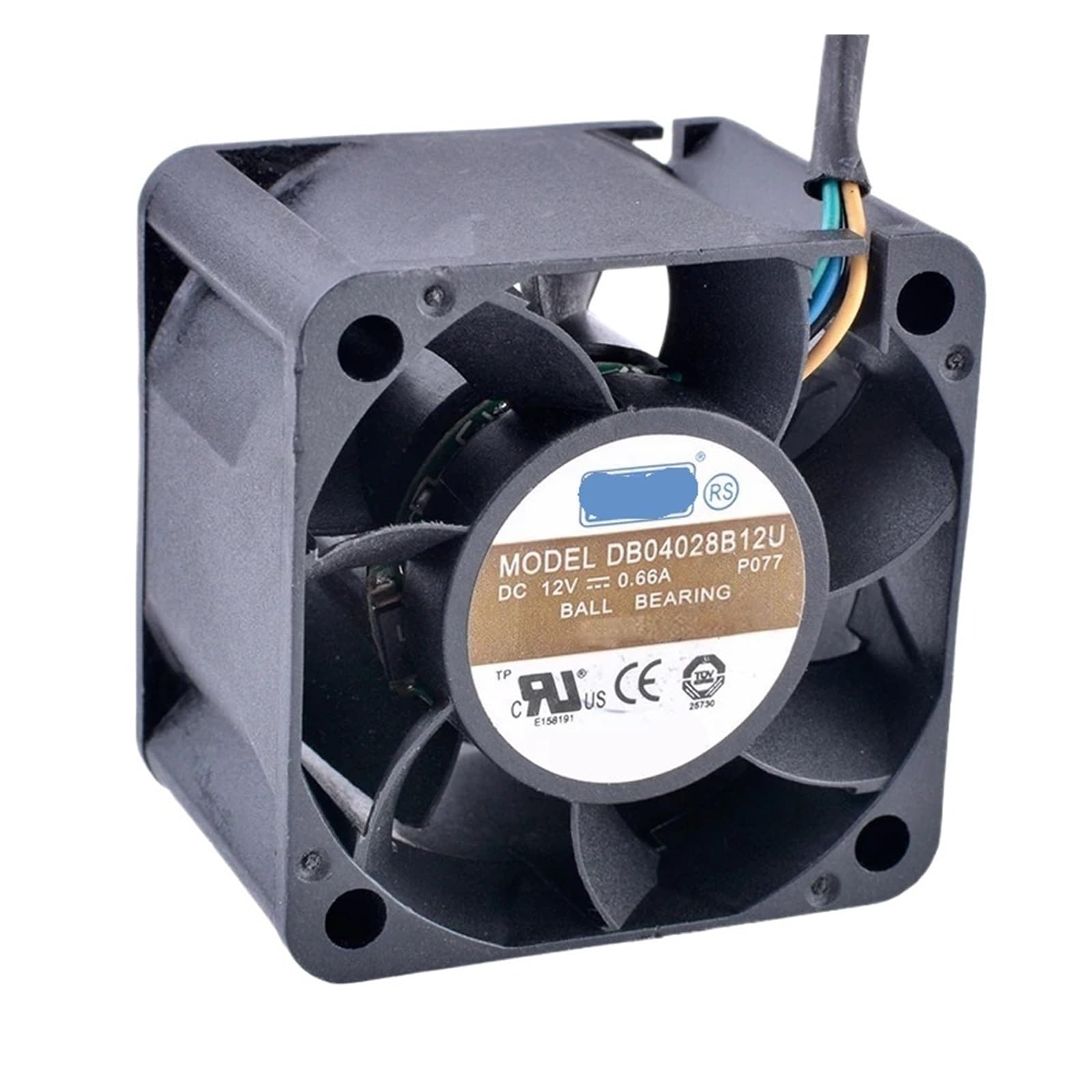 YMUGUEGH 40x40x28mm DB04028B12U Fan 4028 DC 12V 0.66A cooling fan