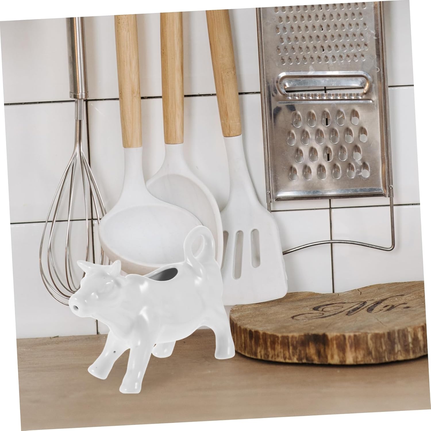 Ceramic Milk Jug Gravy Serving Boat Cow Gravy Boat Cow Creamer Dispenser Milk Jar Milk Coffee Creamer Pitcher Sauce Boat Cow Milk Pitcher Sugar Dishes Milk Dispenser White Ceramics