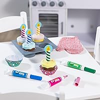 Vista 10 de Juego Mellisa & Doug de elementos de madera para hornear y decorar cupcakes