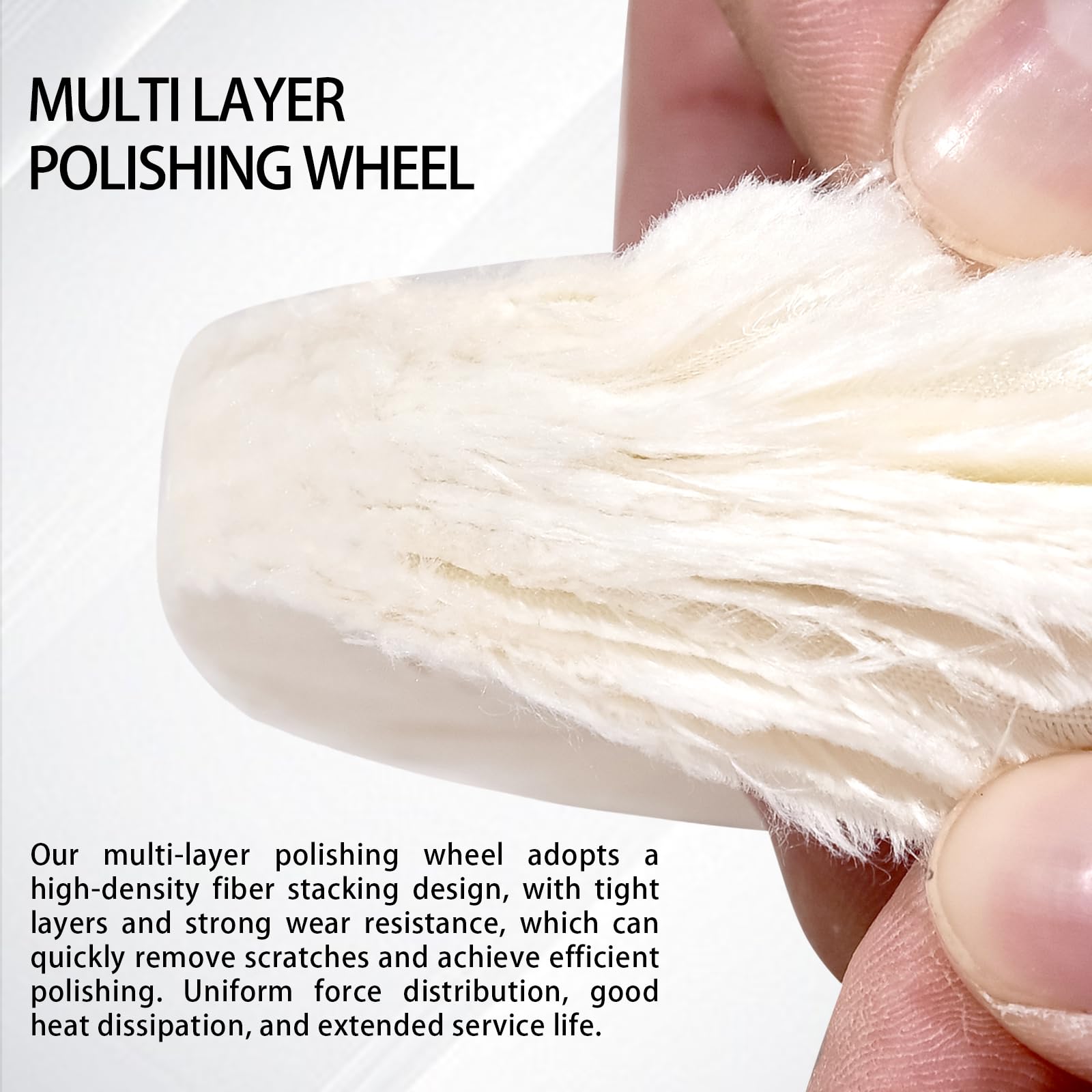 Buffing Wheels Kit - 9pcs for Drill Polishing -6 Buffing Wheels Kit - 9pcs for Drill Polishing -6