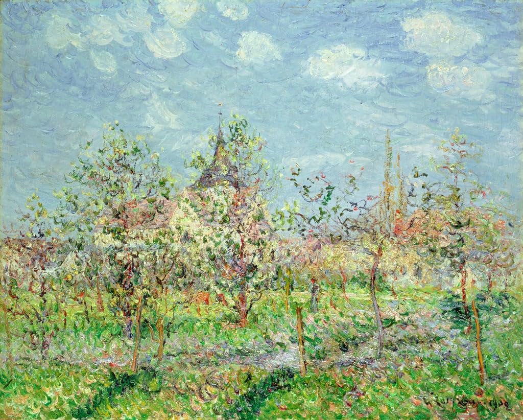 Impression d'art Verger en Fleur Gustave Loiseau pour une ambiance poétique et bucolique - 5