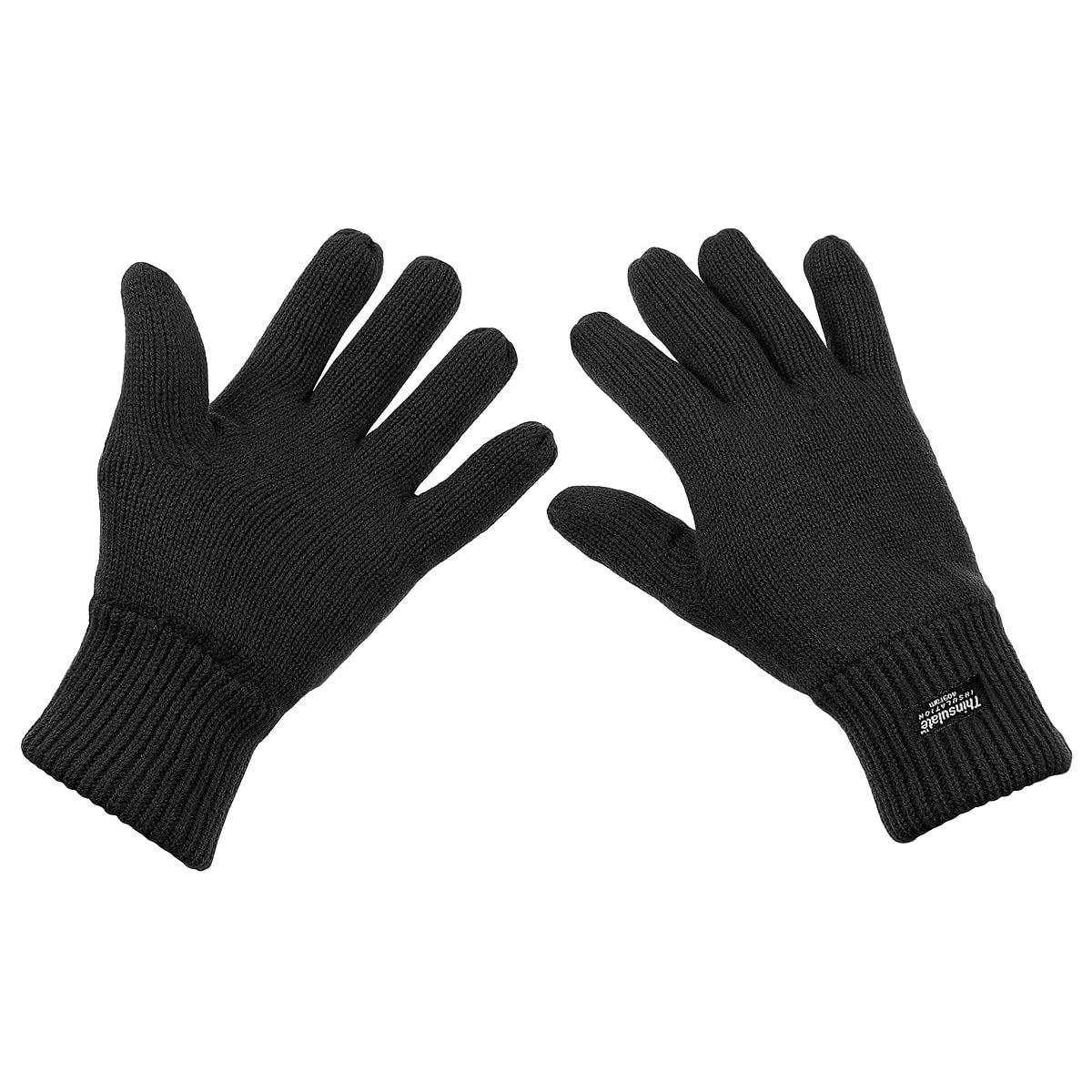 MFH Men's Knitted Gloves 3M Thinsulate Black size XXL