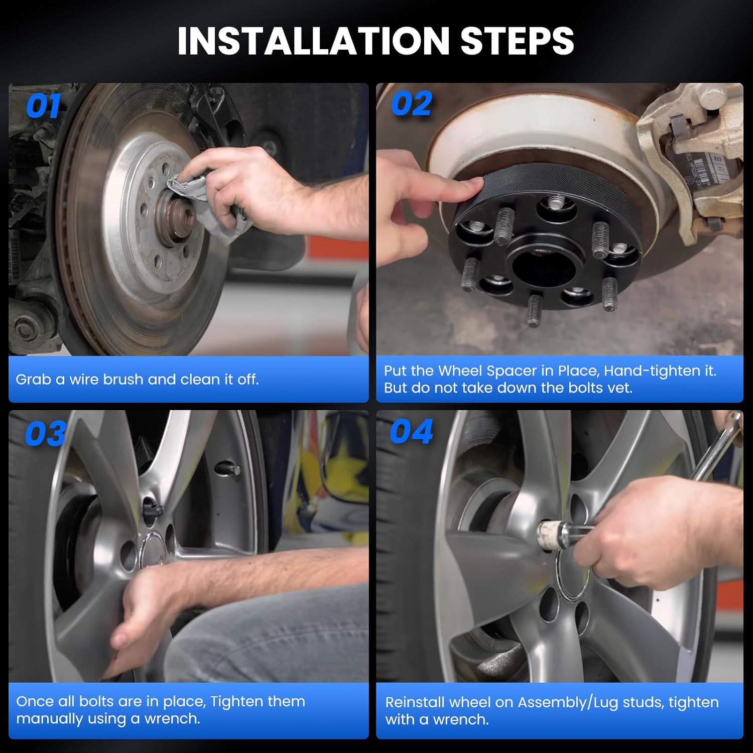 2 inch 6x135 Wheel Spacers Compatible with Ford F-150 15-24 Expedition Lobo 15-23, 87.1mm Center Bore & 6 Lug M14x1.5 Studs Forged Wheel Spacer Compatible with Lincoln Navigator 15-24,4PCS