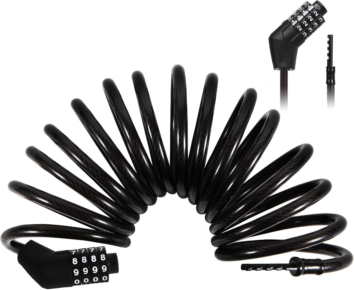 MAGCHIC Cable Lock, 4Digit Resettable Combination Bicycle