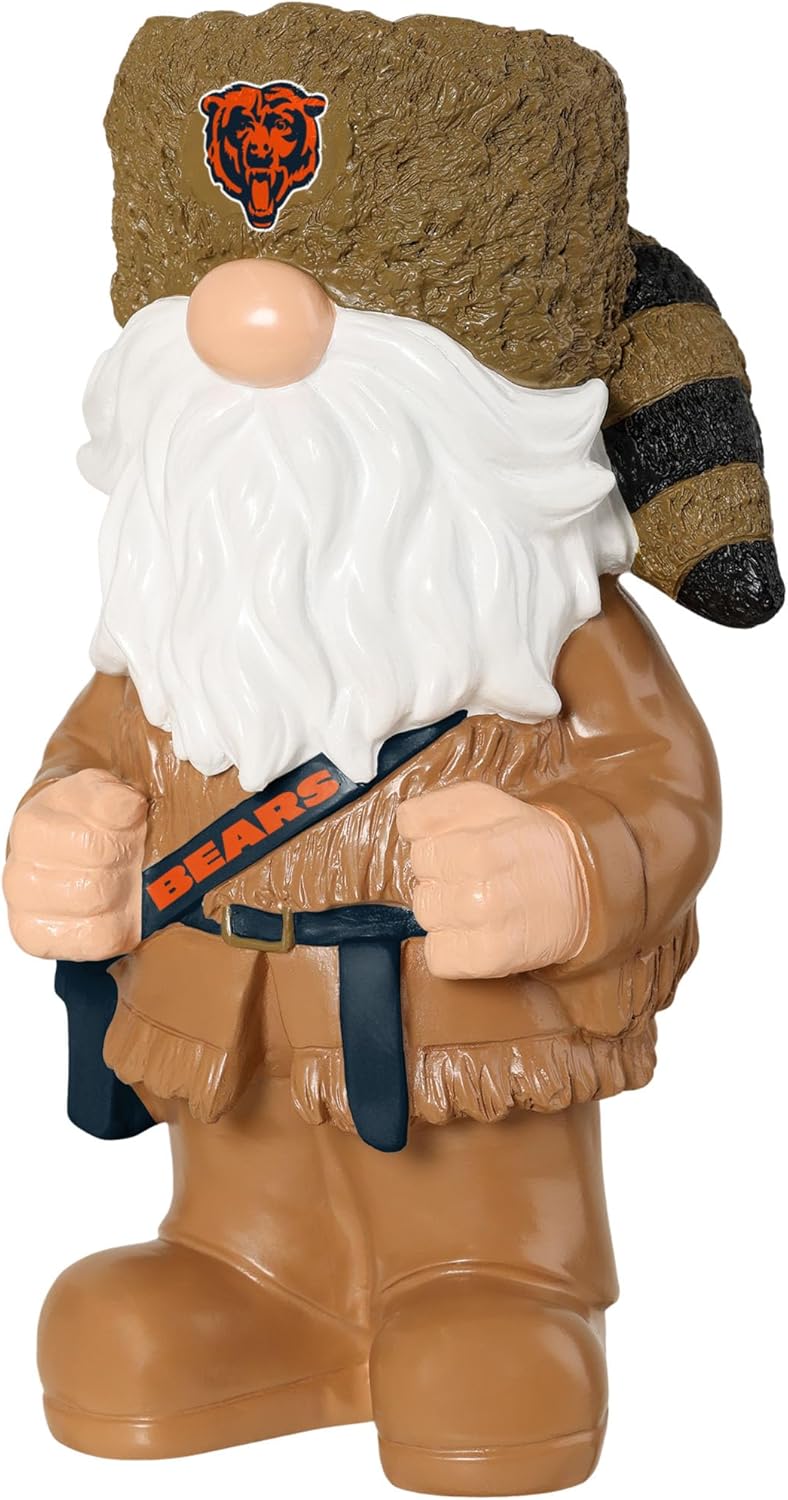FOCO Chicago Bears NFL Frontiersman Americana Gnome