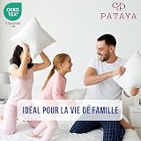 PATAYA Protège Matelas 180x200 cm Imperméable – Surmatelas Alèse | Oeko-TEX 100 - Anti-Acarien - Hypoallergénique - Élastique Tout Autour - Matelas Jusqu’à 30 cm - 6
