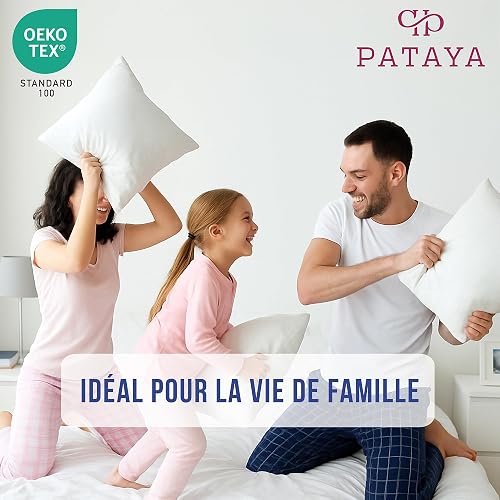 PATAYA Protège Matelas 180x200 cm Imperméable – Surmatelas Alèse | Oeko-TEX 100 - Anti-Acarien - Hypoallergénique - Élastique Tout Autour - Matelas Jusqu’à 30 cm - 6