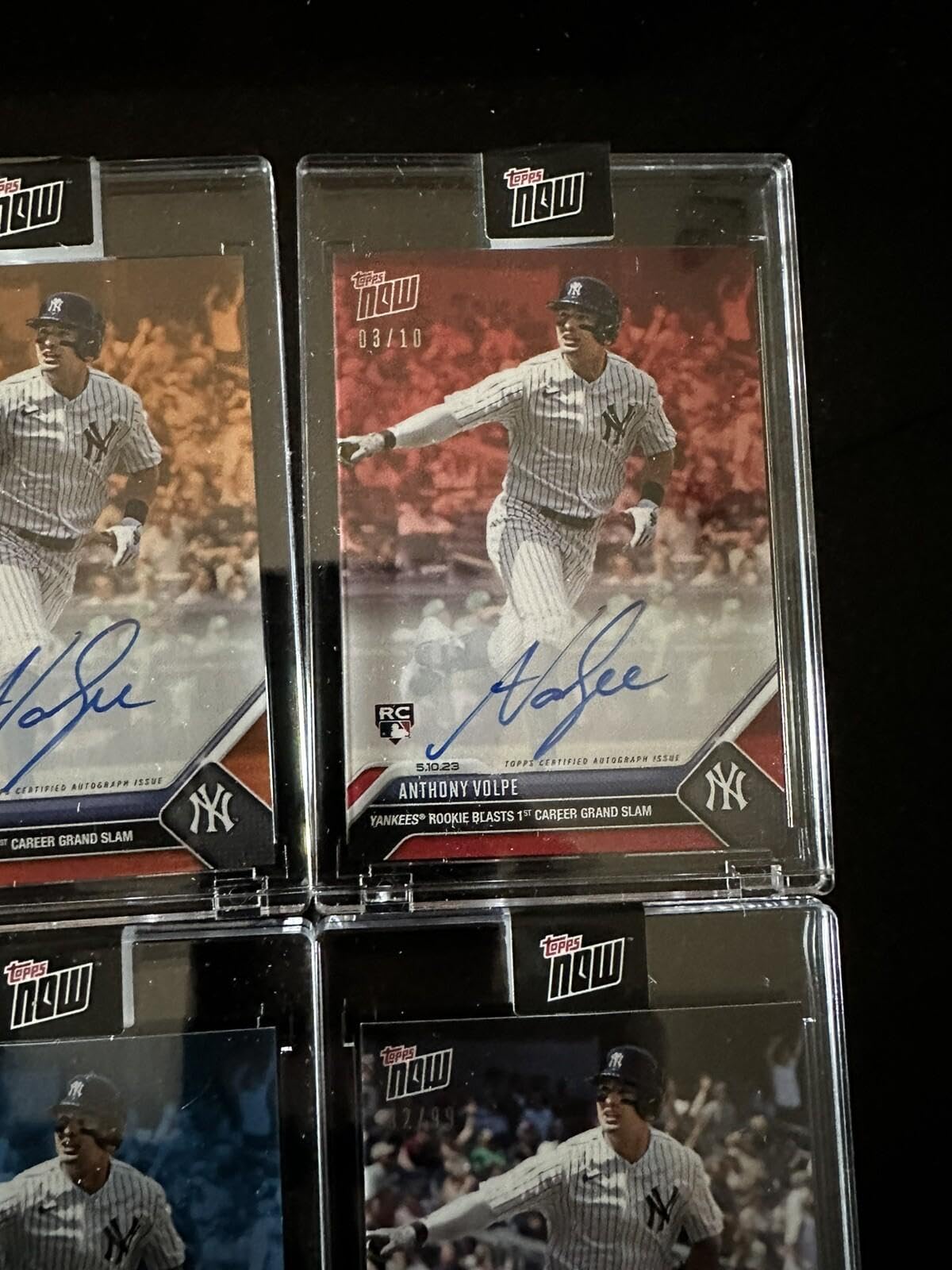 Anthony Volpe Topps now 1st Auto Rainbow 1/1 Set - Baseball