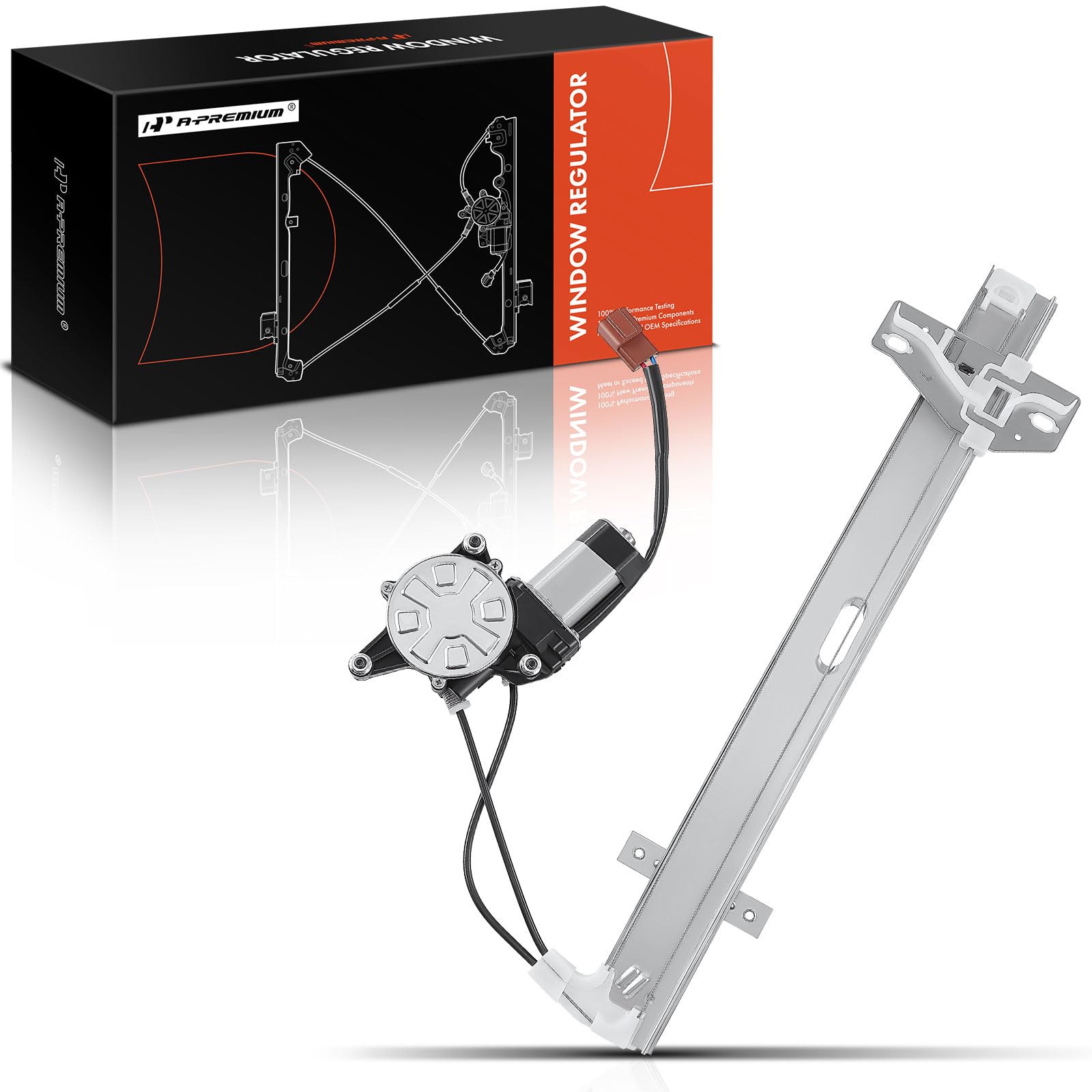 Photo 1 of A-Premium Power Window Regulator with Motor Rear Driver Side Compatible with Honda Accord 1990-1993 Rear Left Driver Side