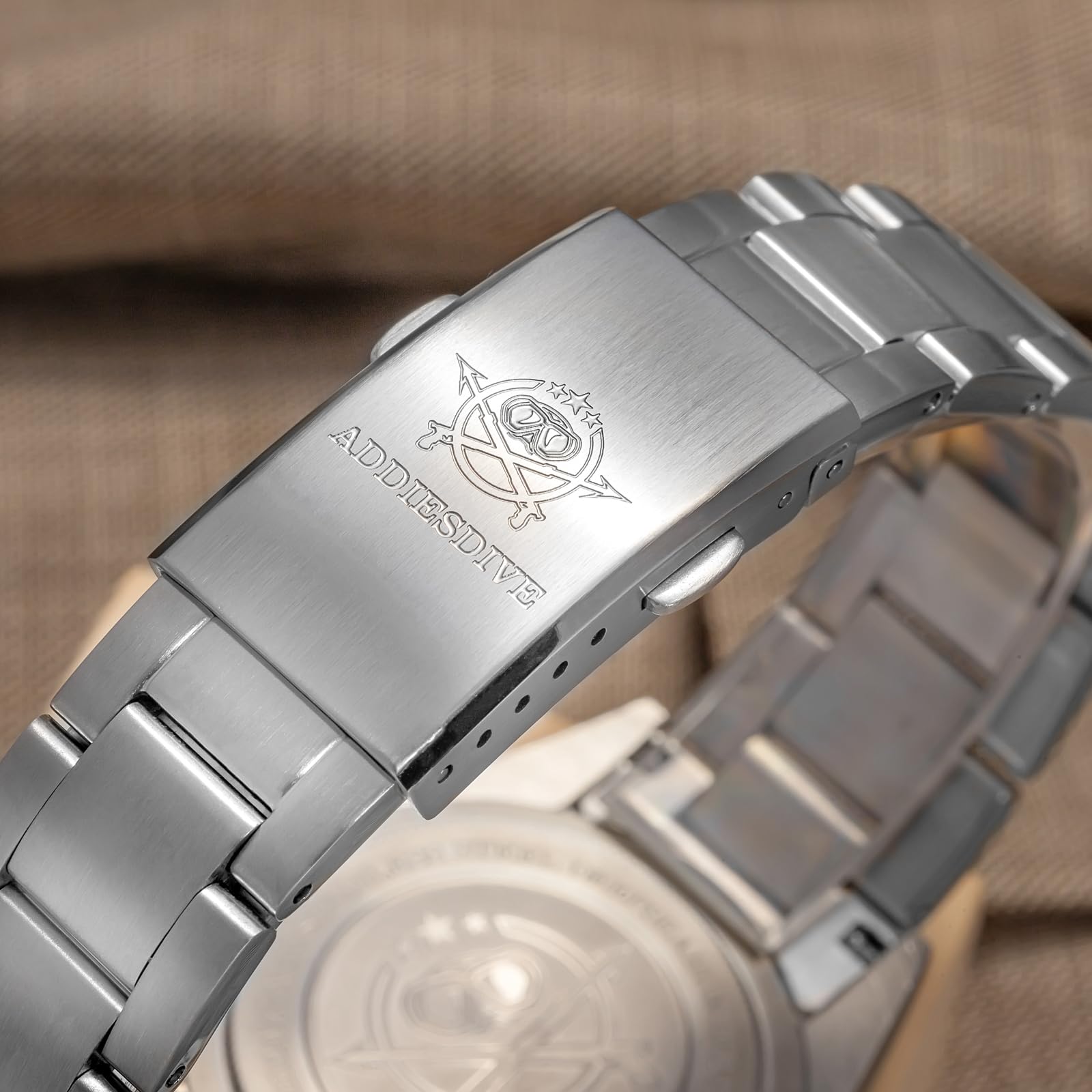 ADDIESDIVE 36 mm mała tarcza luksusowe zegarki dla mężczyzn grubość 11 mm zamiatanie sekundnik wodoodporny 100 m miętowy zielony/biały/szary/żółty zegarek unisex sukienka
