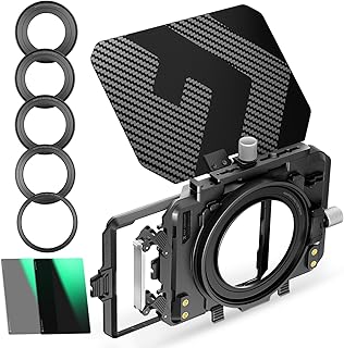 K&F Concept Kit Matte Box with ND4 ND32 4 x 5.65 Filter for DSLR and Mirrorless Cameras