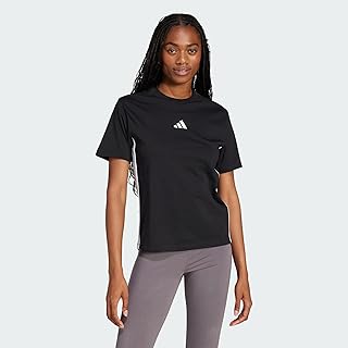 adidas Women Essentials Maglietta in Cotone a 3 Strisce