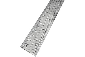 ONE METER Ruler: Stainless Steel 1 Meter Metal 40" Measure Rule/Meter 100cm