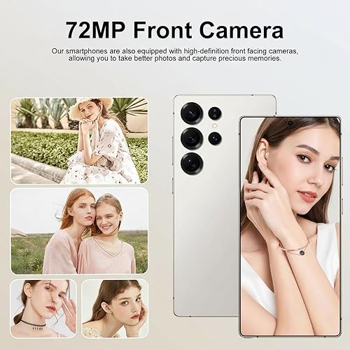 Miniatura 5 de Smartphone S25 Ultra Desbloqueado 5G, 8GB RAM 256GB ROM + TF Expansión, 7.3" FHD+ pantalla, cámara de 108MP, selfie de 72MP, batería de 8800mAh,
