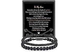 CARITATE To My Son Bracelet from Mom | Gift of Strength and...