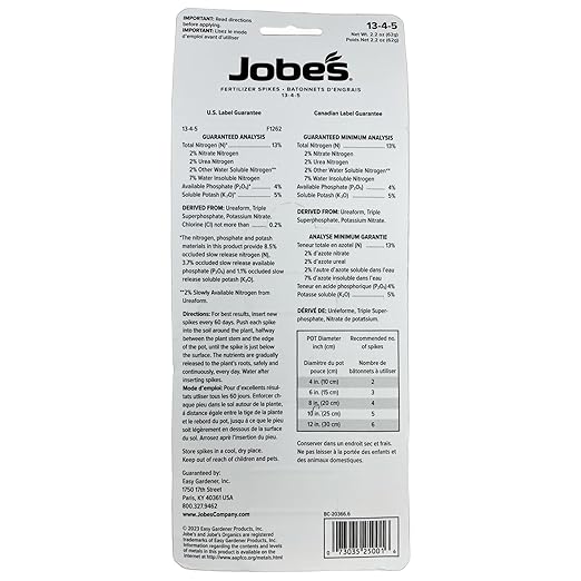 Jobe's 5001T Fertilizante para Plantas de Interior, 50 Unidades miniatura 2