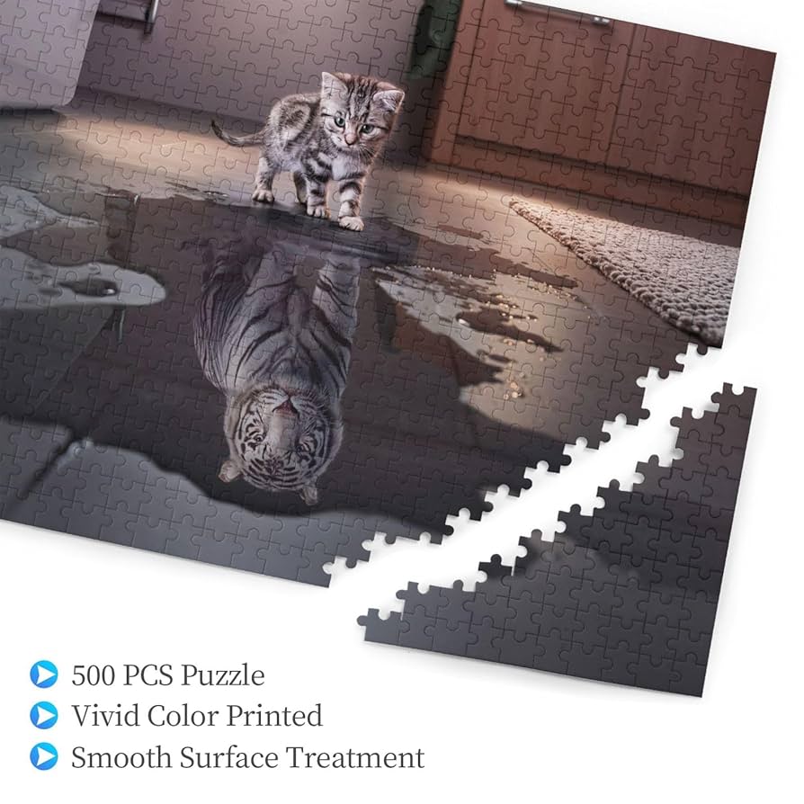 希少！子猫物語のジクソーパズル 未開封 Amazon.co.jp: 1000ピース ジグソーパズル 猫 猫柄 大人用 木製