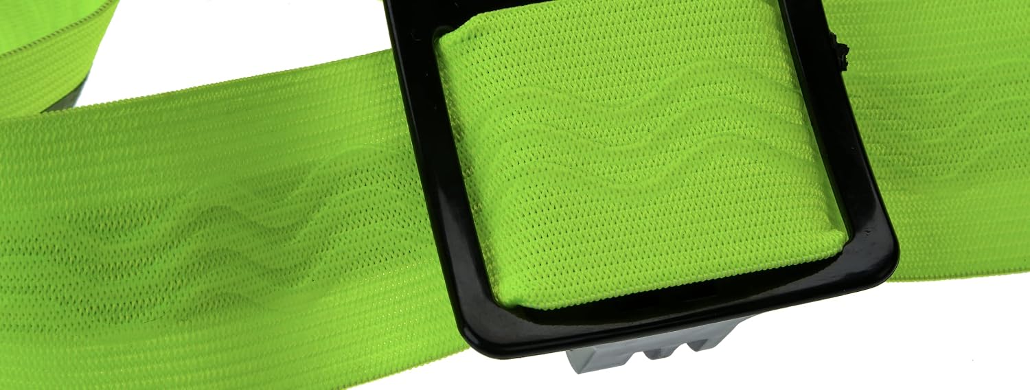 TECHALOGIC Reflective Head/Helmet strap compatible with GoPro Cameras(Yellow Reflective) - Image 4