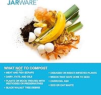 Vista 8 de Jarware Tapa de tarro de masón, tapa de compost de acero inoxidable para tarros Mason de boca ancha, con 4 filtros de carbón