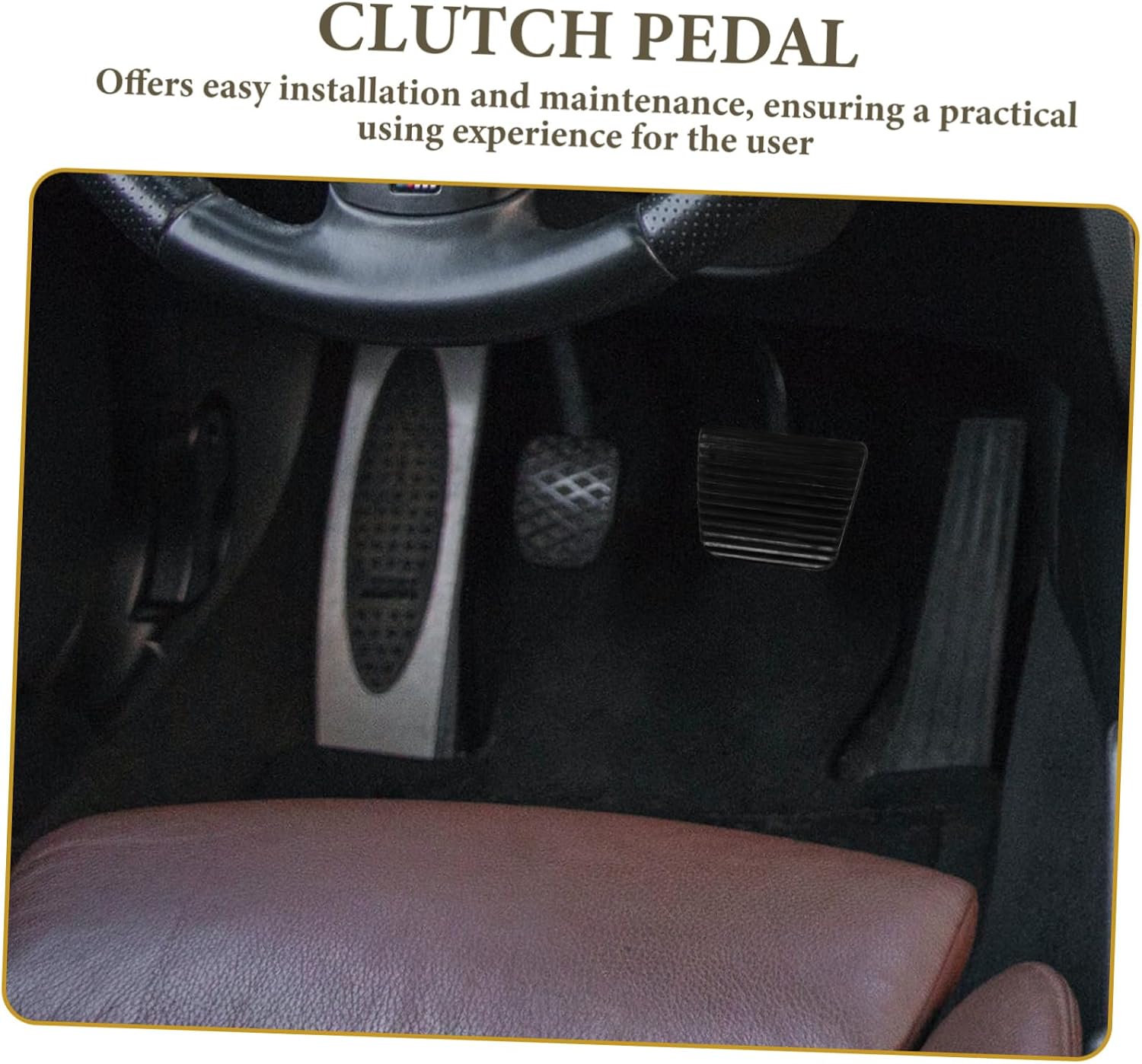 Mikinona Truck Clutch Pedal Pad Cover Fit for Tianlong Non-Slip Surface for Enhanced Safety and Comfort