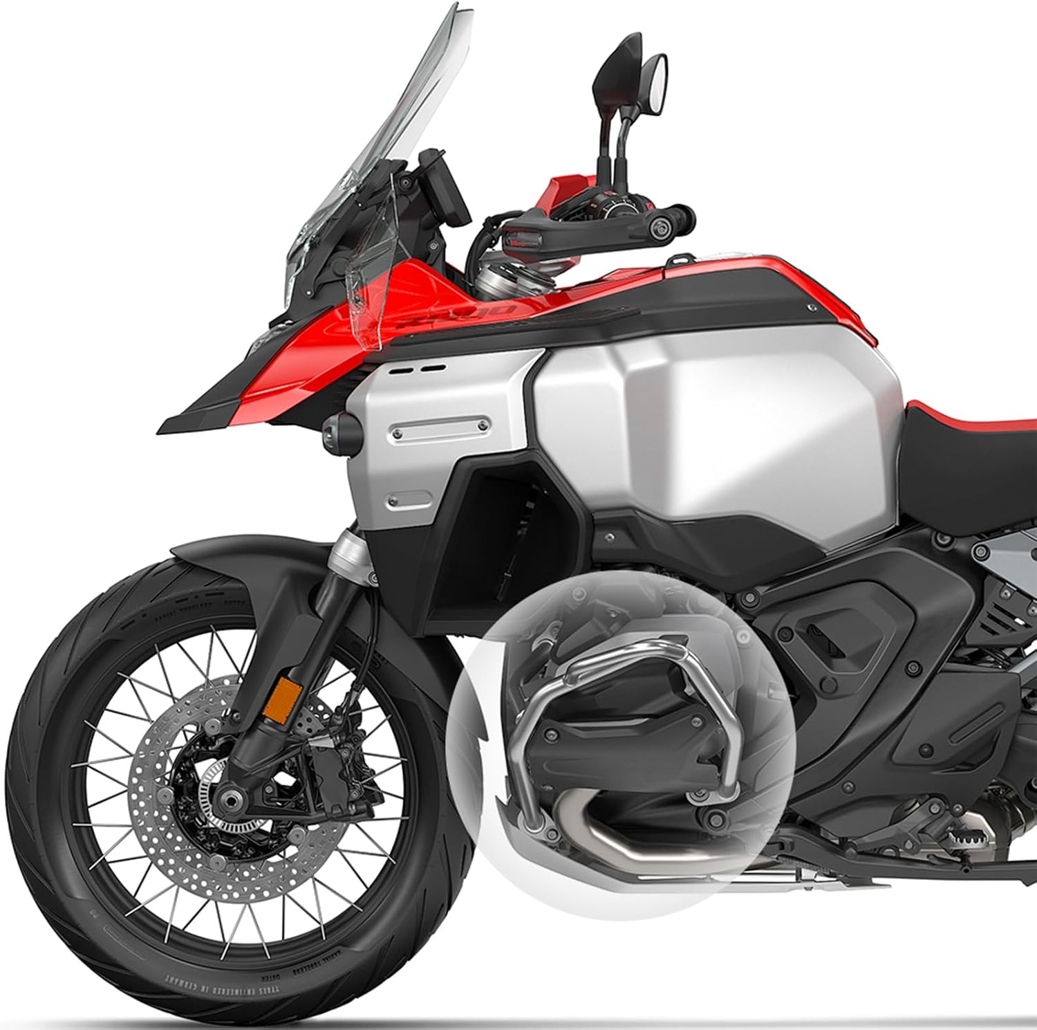 Motorcycle Engine Guards Crash Bar Protect for BMW R1300GS Engine Protection Bars Bumper Cylinder Head Guards Compatible with BMW R 1300 GS Adventure R1300GS ADV R1300GSA 2023 2024-UP