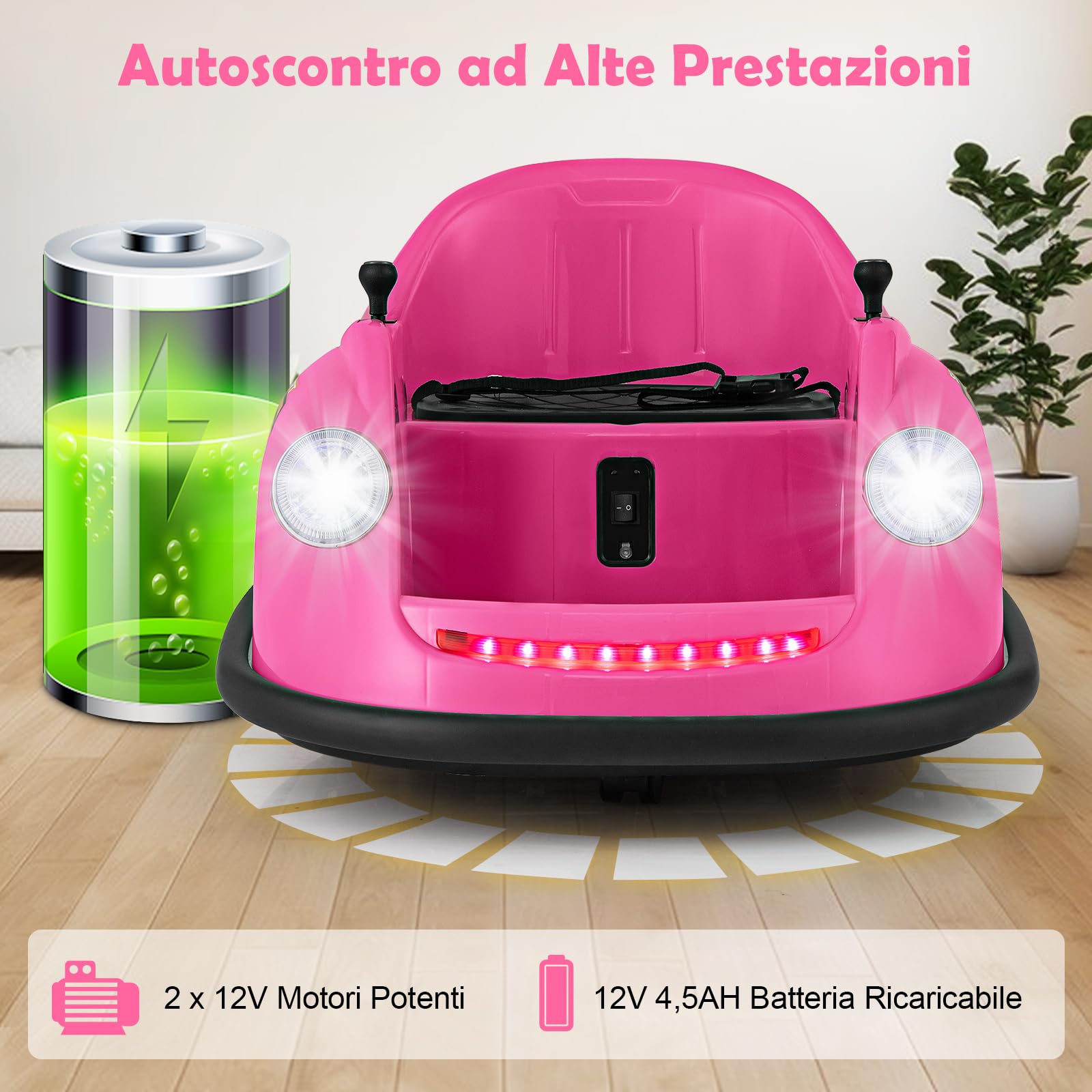 Giochi Auto Per Bambini | Triciclo Elettrico Giocattolo | Giocattolo Musicale Con Luci E Rotazione A 360 Gradi Dinamica Per Ragazze E Bambini A Casa Durante Il Di Gioco