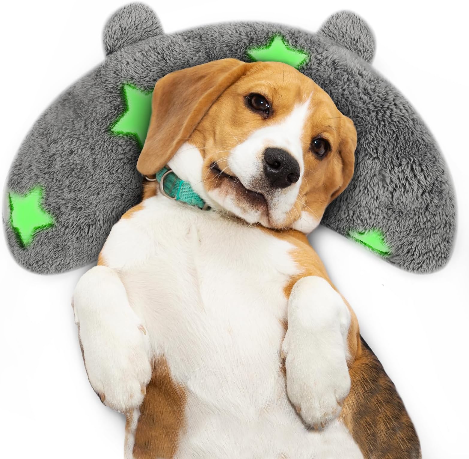 Mity rain Dog Pillow, Dog Calming Pillow for Anxiety Relive, Double Side Long