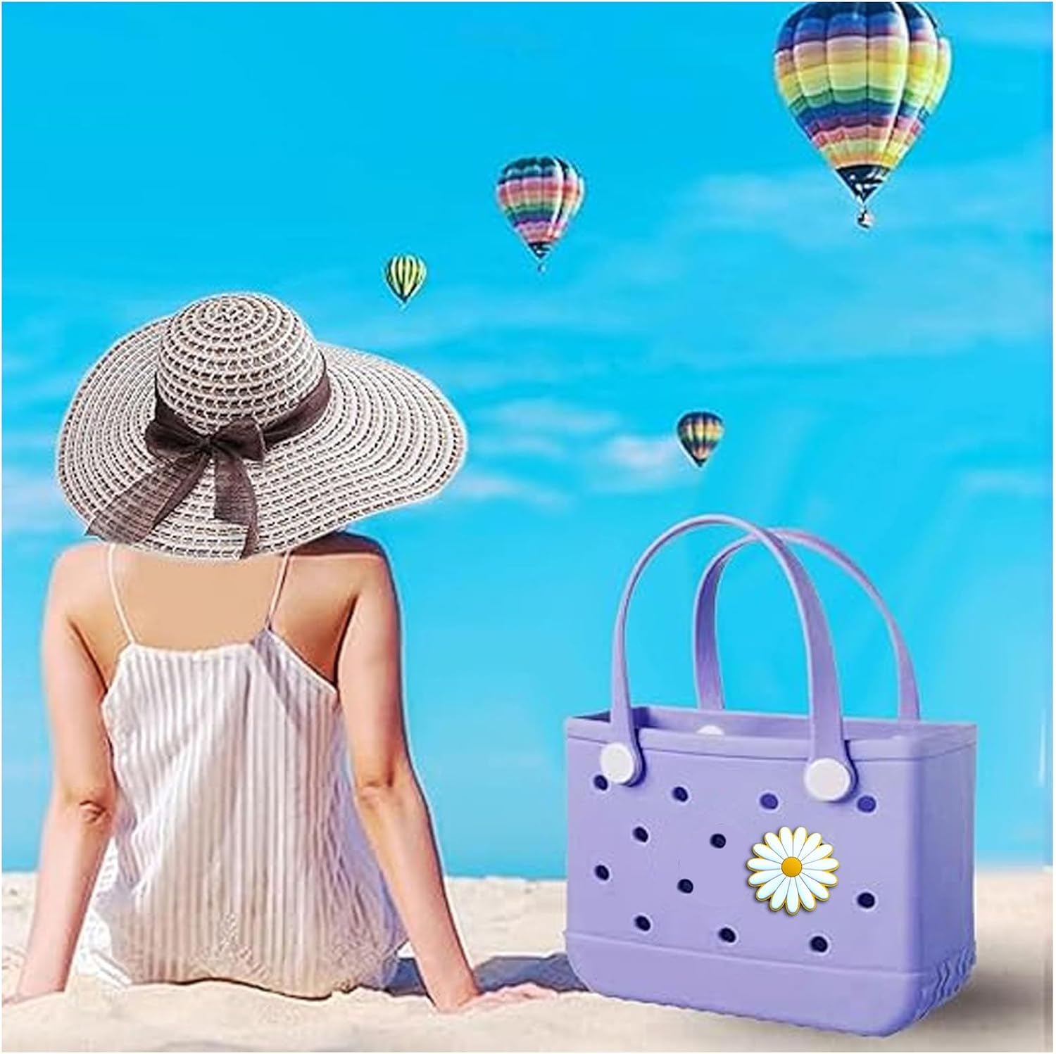 Charms for Bogg Bag Accessories, Bogg Bag Charms for Beach Tote Rubber Beach Bag Accessories,Insert Decorative Letter for Handbag Beach Tote Bag image 3