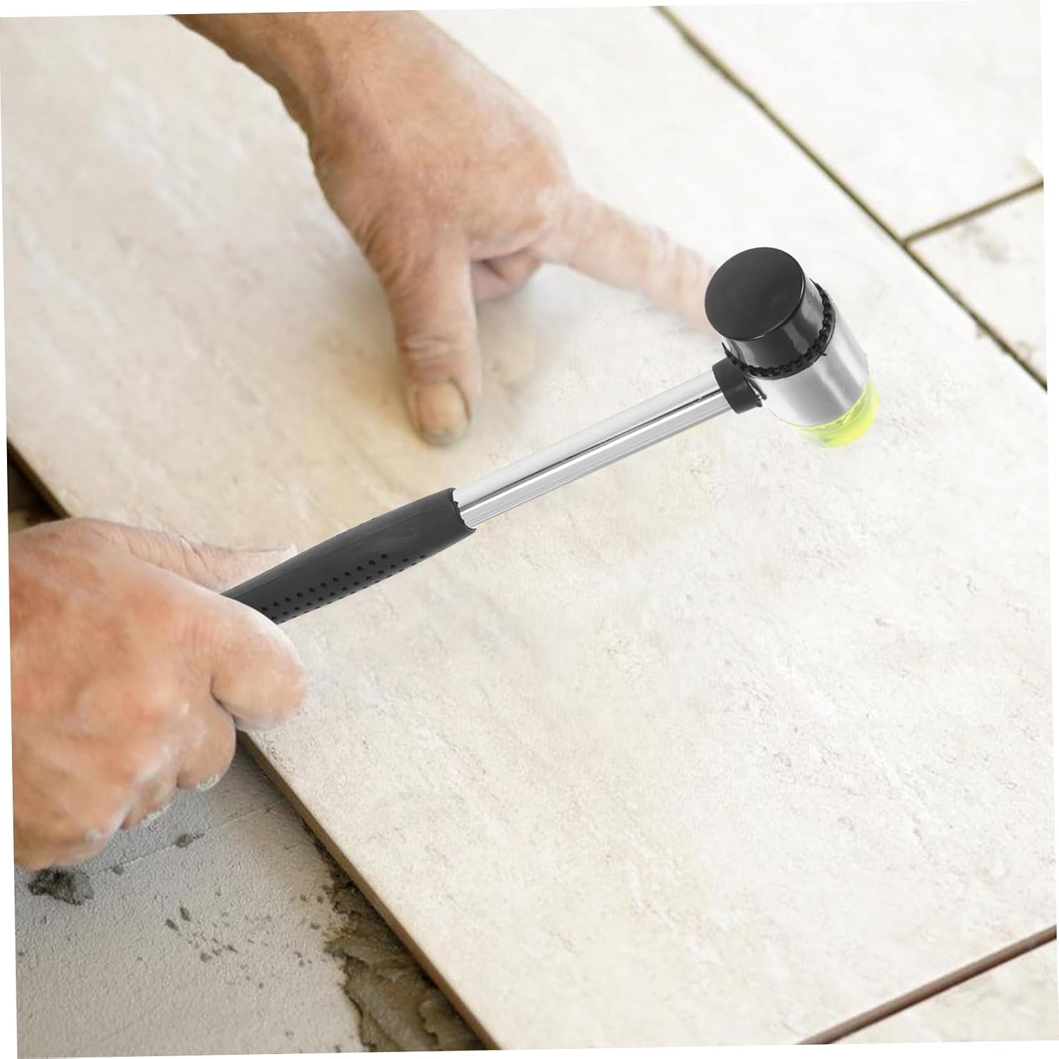 Zerodeko Non- Rubber Hammer for Tiling and Flooring Installation Craft Tool for Woodworking and Heavy-duty Projects Mallet for Accurate Tile Placement