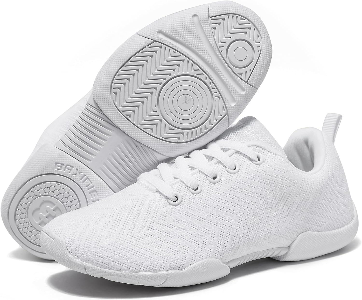 BAXINIER Girls White Cheerleading Shoes Breathable Youth Cheer Competition Sneakers Athletic Training Dance Tennis Walking Shoes - Image 8