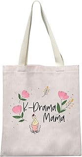 MEIKIUP K-Drama Mama Cosmetic Bag K-pop Merchandise Korean Drama Gift Korean Drama Fan Gift K-Drama Girl Makeup Bag Gift For Women/Girl(K-Drama Mama Tote Bag)
