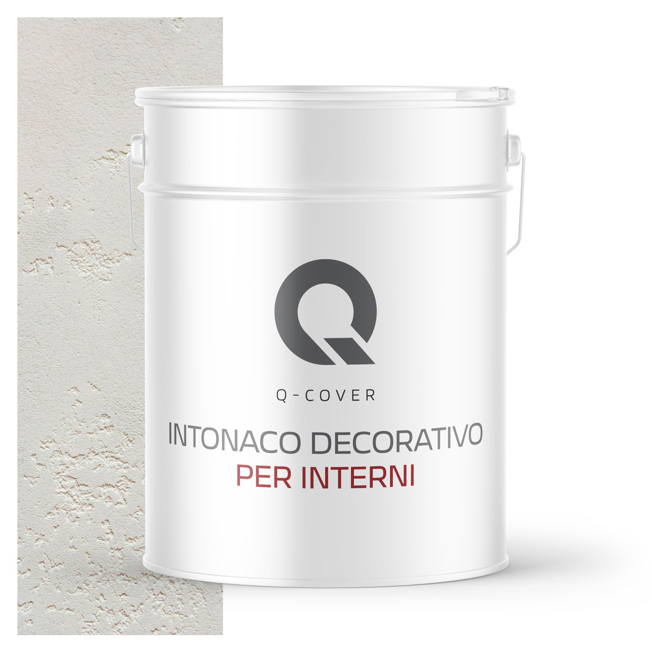 Beton Architekt 15 kg Bianco | intonaco decorativo effetto cemento per interni | pronto all’uso | resa ca. 10 m² | ampia scelta colori