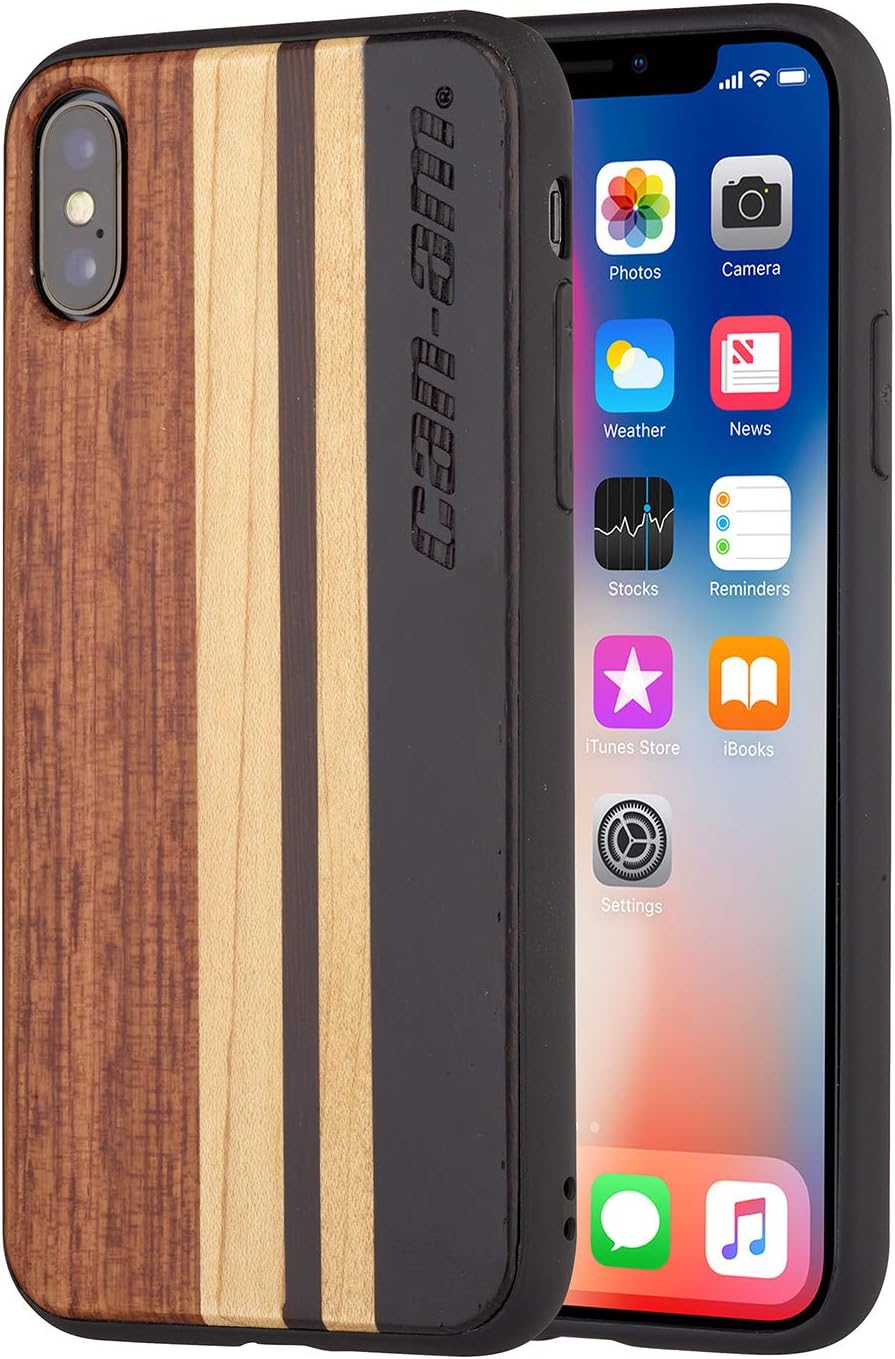 Can-Am Off-Road Mixed Wood Phone Case Compatible with iPhone X, Beige (B104520009)