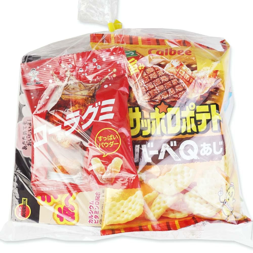 Amazon.co.jp: 300円 お菓子 袋 詰め合わせ セットA 河中堂【 全国