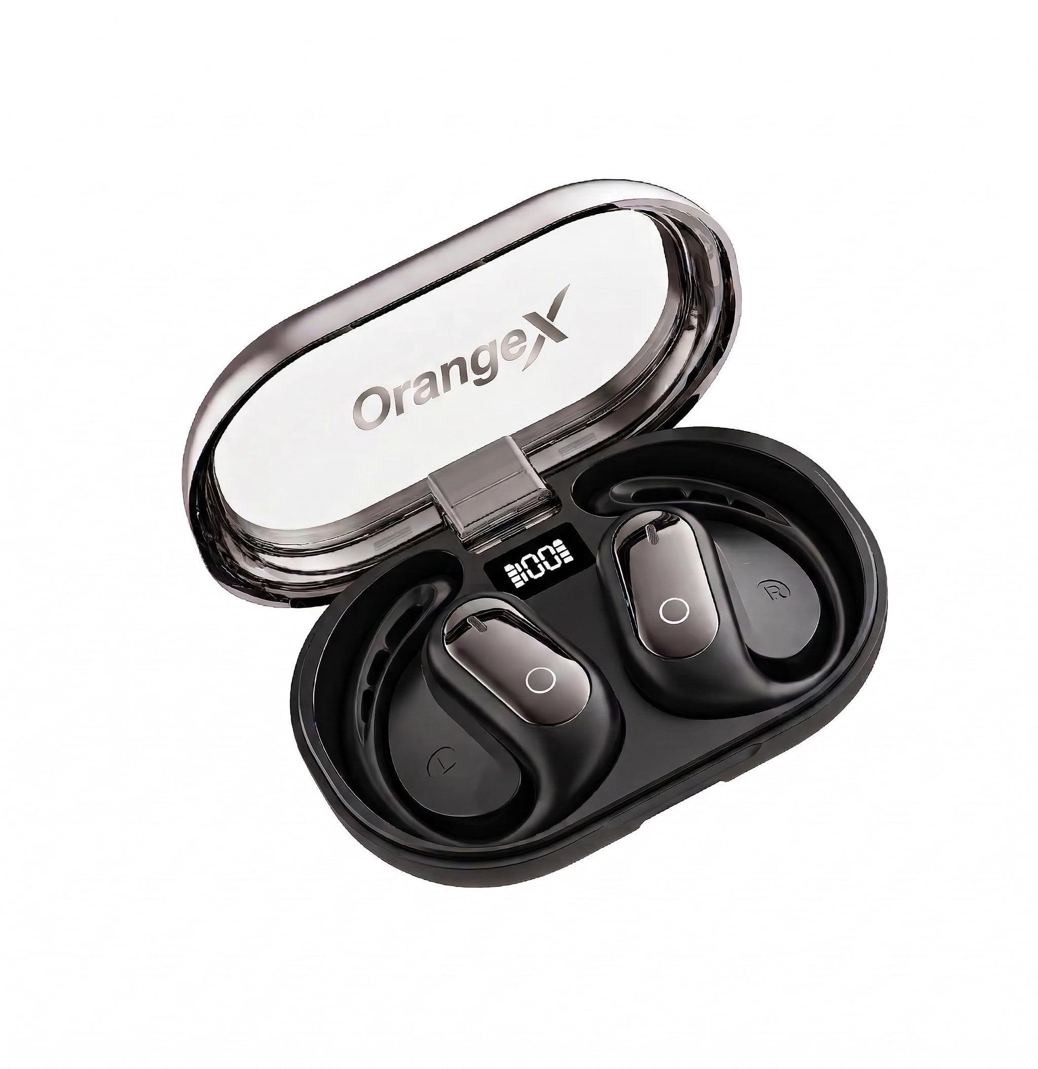 OrangeX Essential - Cuffie Bluetooth 5.4 Sport Wireless, Auricolari Leggeri per Musica e Chiamate, Design Elegante, Funzione Extra Traduttore Istantaneo 158 Lingue, compatibilità IOS/Android